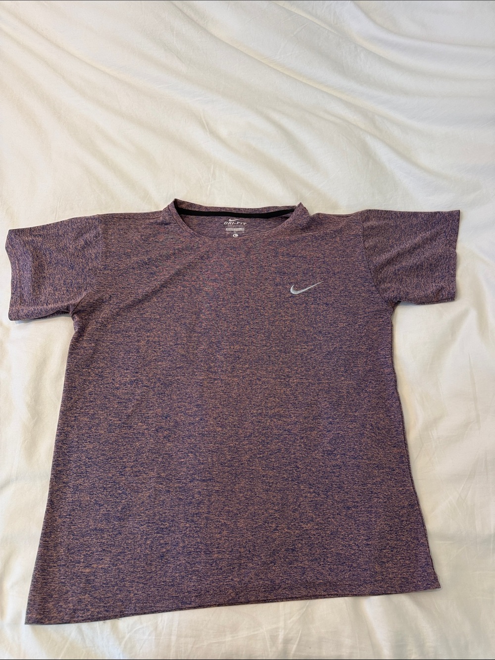 Nike Heathered Purple Performance Tee